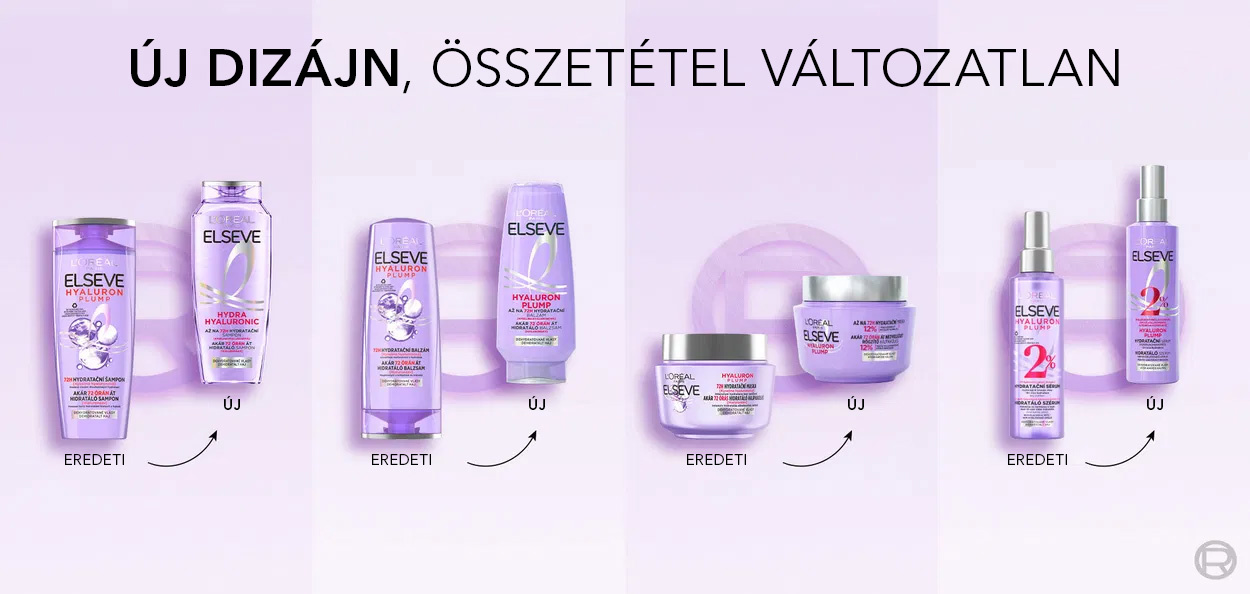 L'ORÉAL PARIS Elseve Hyaluron Plump 72H sampon 400 ml