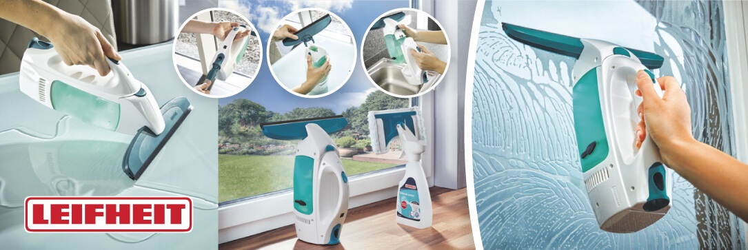 Leifheit ablaktisztító