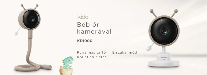Concept Kido KD1000 bébiőr kamerával