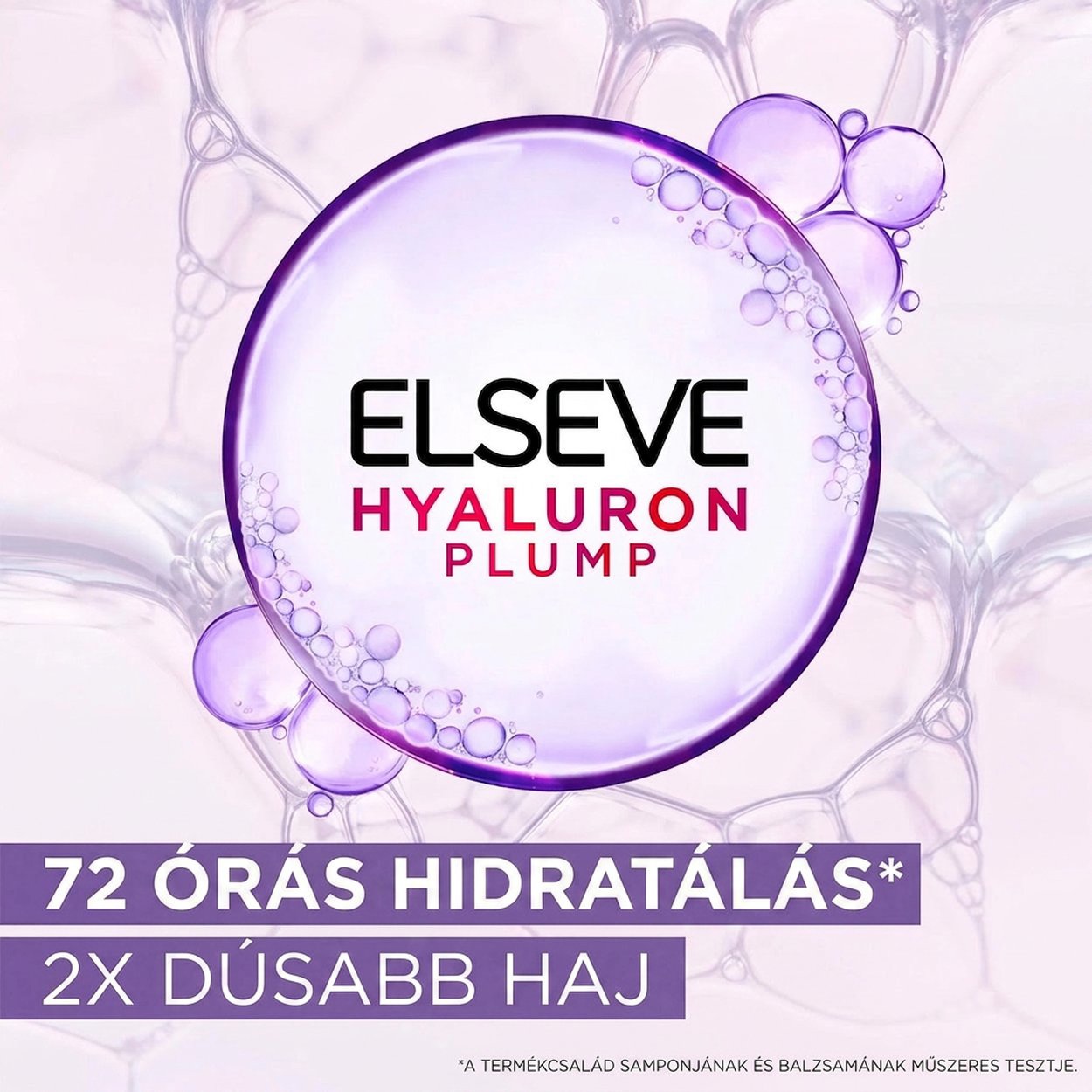 L_ORÉAL PARIS Elseve Hyaluron Plump sampon utántöltő 500 ml