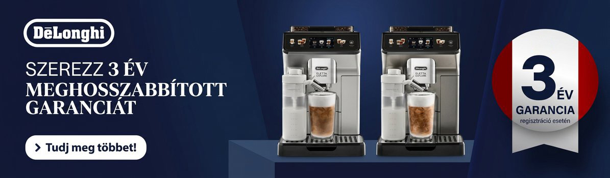 De_Longhi Rivelia EXAM 440.55.W automata kávéfőző & Lattecrema Cool Kit