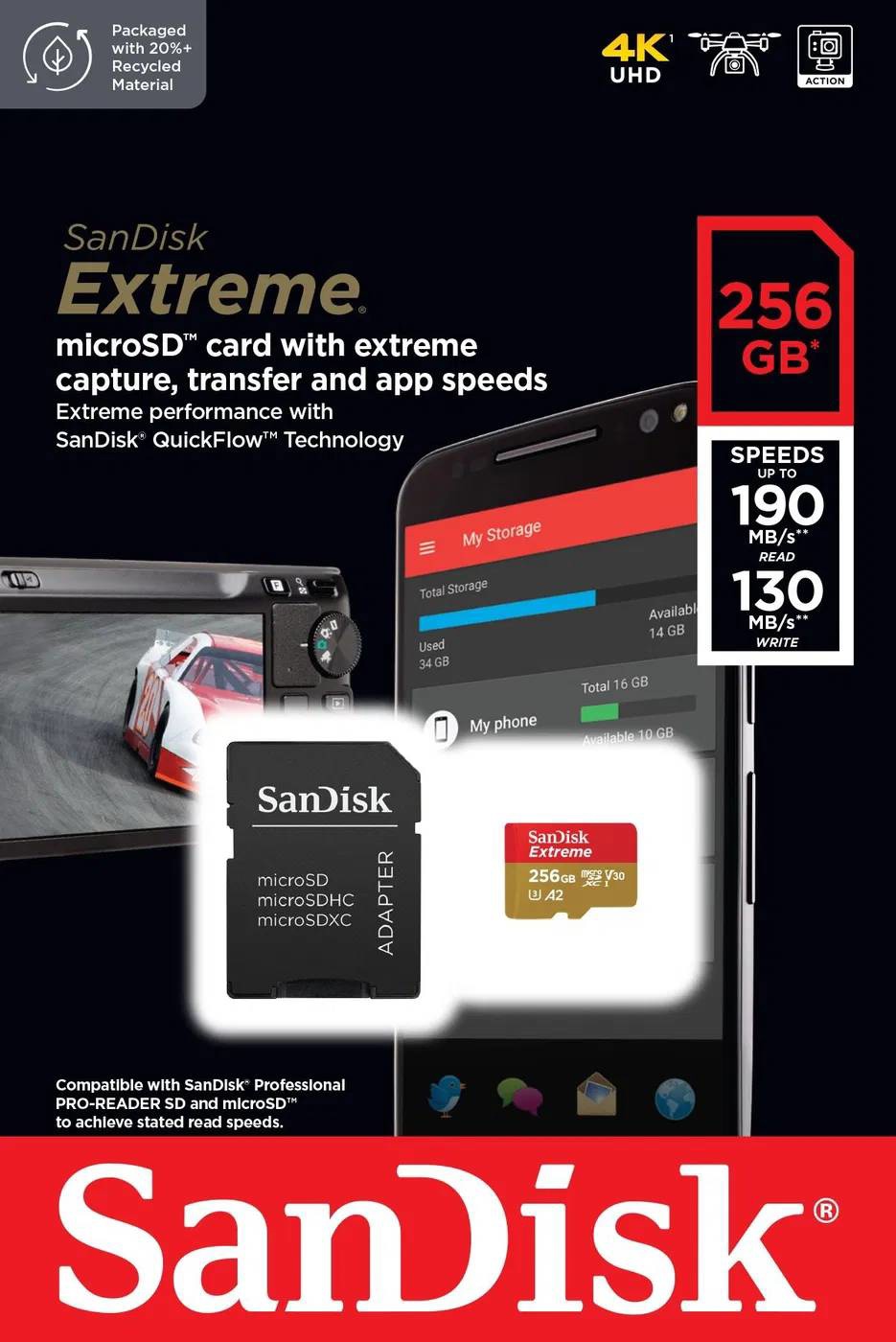 sandisk extreme pro 256gb
