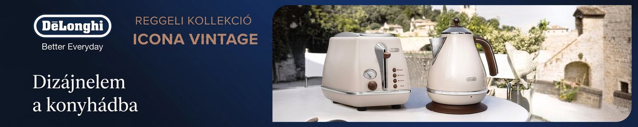 De'Longhi Icona Vintage CTOV2103.BG kenyérpirító