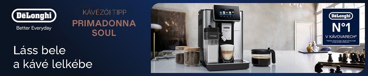 De'Longhi PrimaDonna Soul ECAM 610.75 MB automata kávéfőző 610.75 MB De'Longhi PrimaDonna Soul ECAM 610.75 MB automata kávéfőző 610.75 MB
