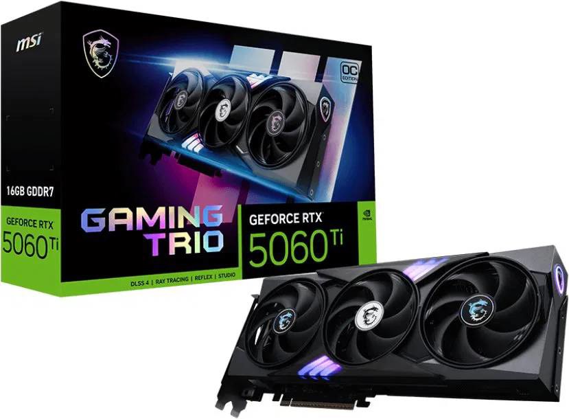MSI RTX 5060 Ti 16G GAMING TRIO OC