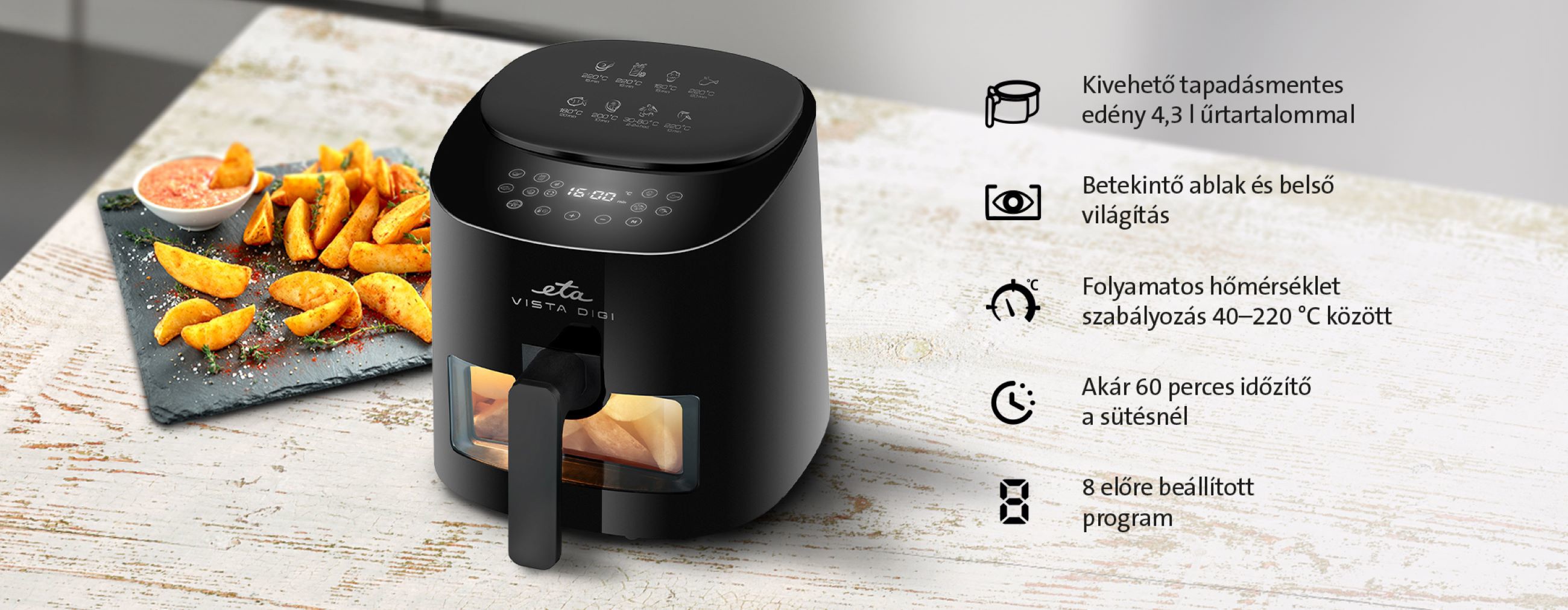 ETA Vista Digi 1168 90000 airfryer