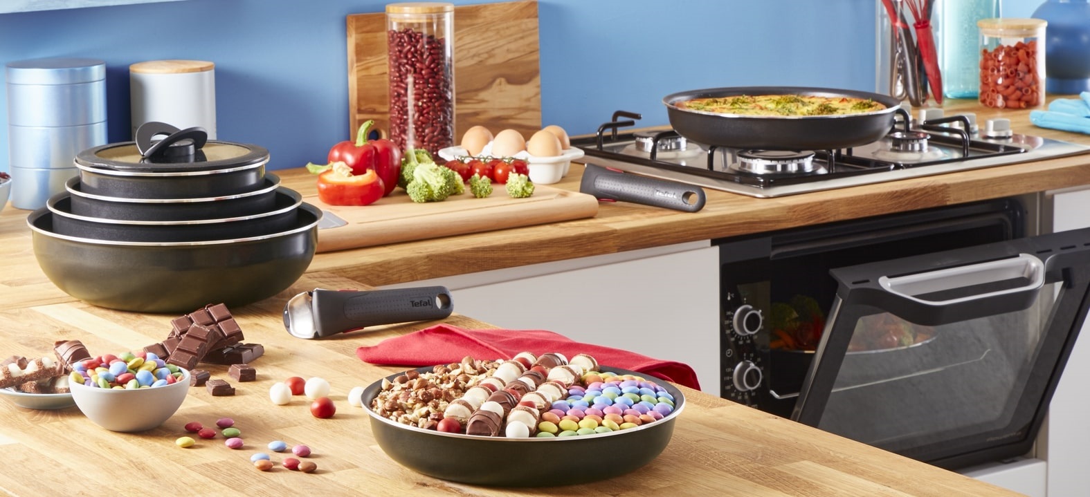 Tefal Ingenio Easy On L1599143 edénykészlet, 10 db