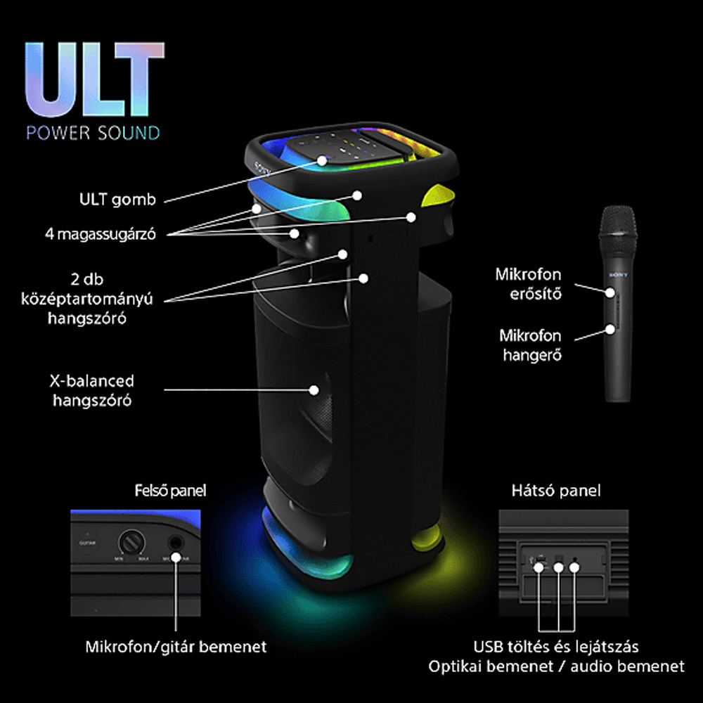 Sony ULT TOWER 10 Bluetooth hangszóró