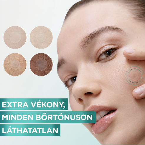 GARNIER Láthatatlan hidrokolloid tapaszok pattanásokra BHA-savval, 22 db