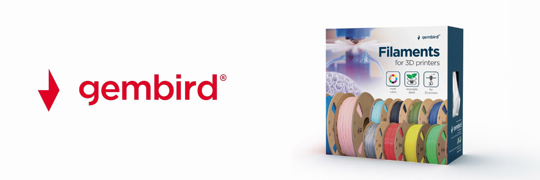Gembird filamentek 3D nyomtatókhoz