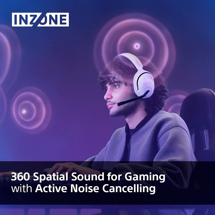 Sony Inzone H5 vezeték nélküli gamer fejhallgató