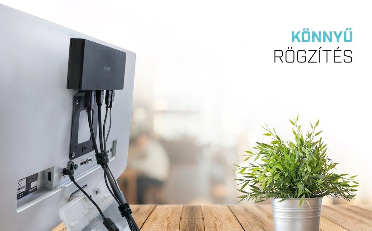i-tec USB-C Quattro Display Docking Station dokkolóállomás