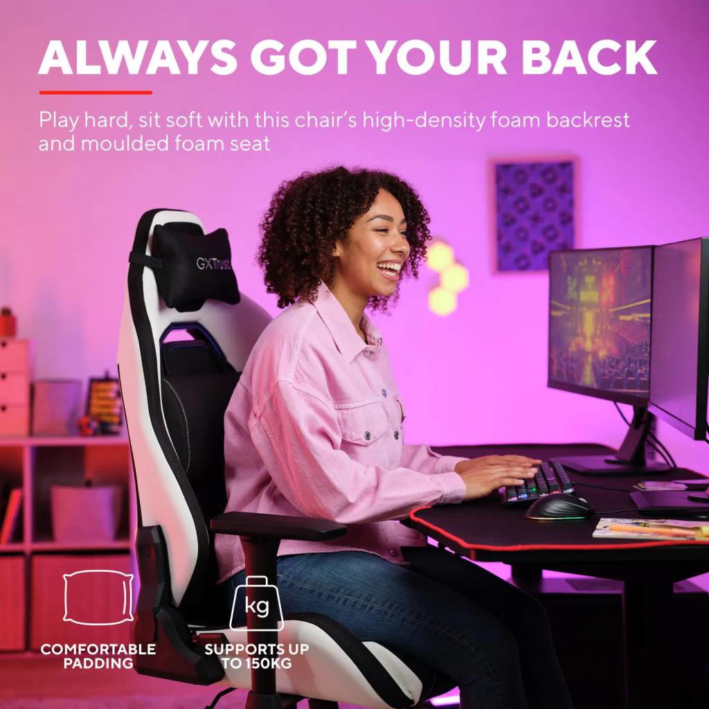 fehér gamer szék