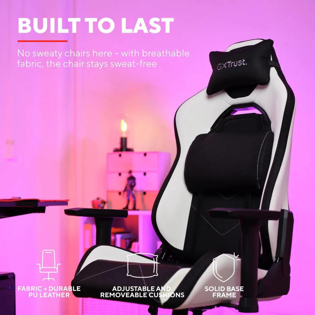 fehér gamer szék