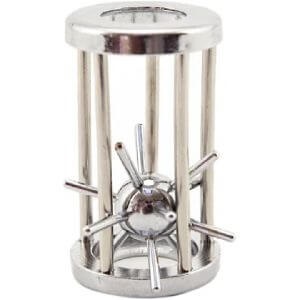 Sün a ketrecben - fém logikai játék