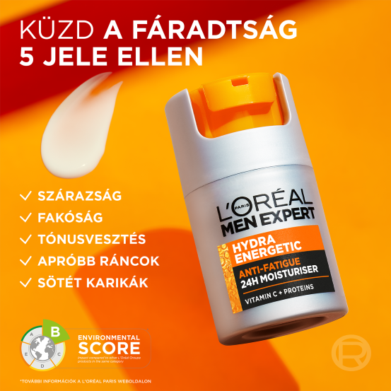 L'ORÉAL PARIS Men Expert Hydra Energetic Anti-Fatigue Moisturiser hidratáló krém, 50 ml