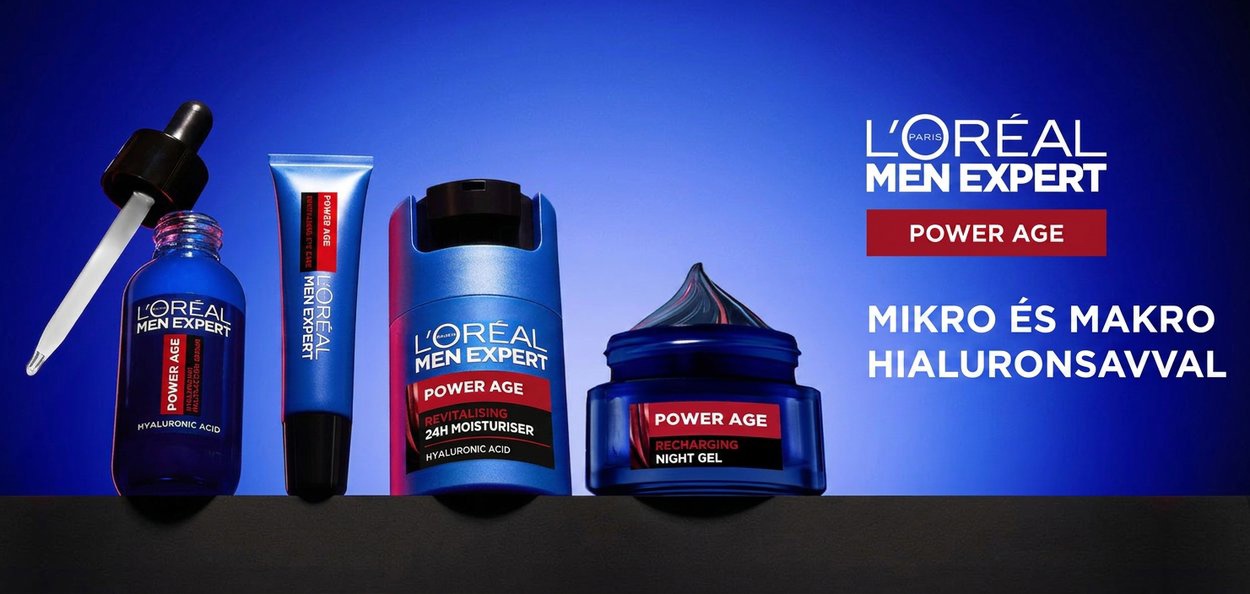 Arckrém L_ORÉAL PARIS Men Expert Power Age Revitalizáló 24 órás hidratáló krém 50 ml