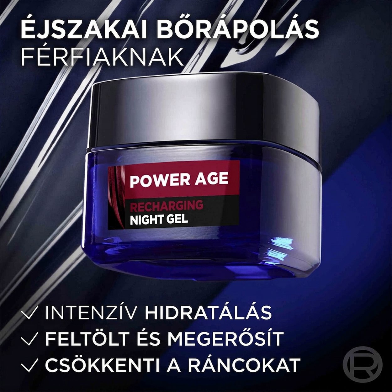 Arckrém L_ORÉAL PARIS Men Expert Power Age Revitalizáló 24 órás hidratáló krém 50 ml