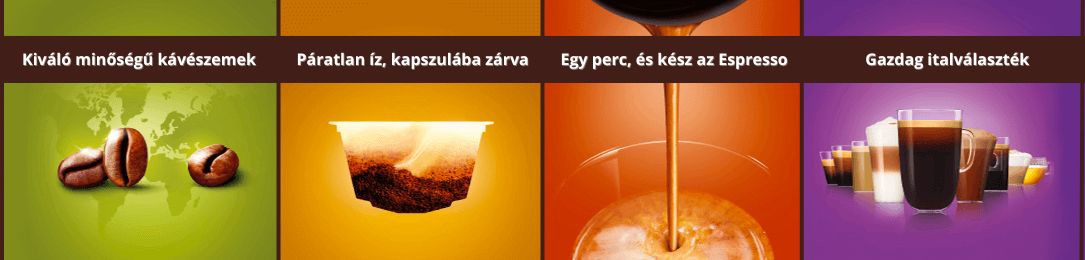 Dolce Gusto – előnyök