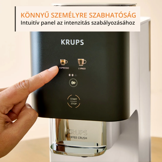 KRUPS SA4001E0 Coffee Crush Ivory automata kávéfőző