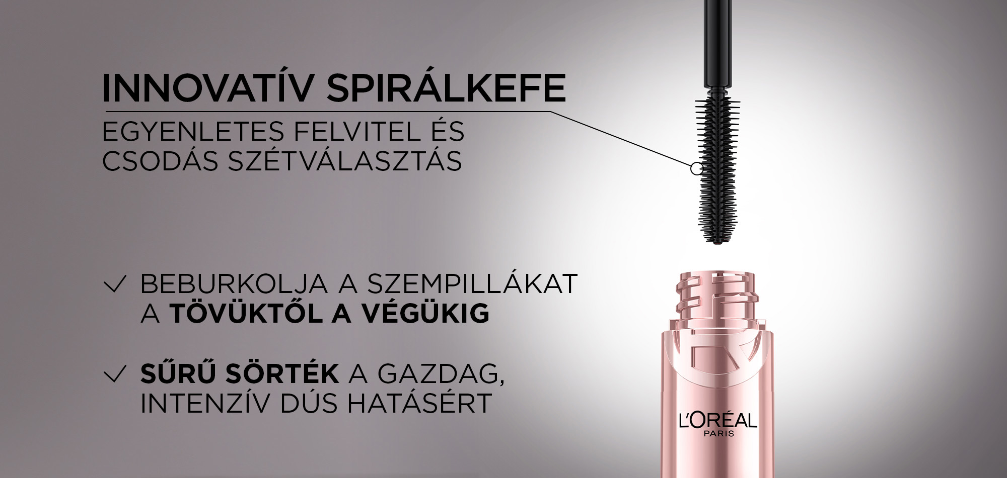 L'ORÉAL PARIS Paradise Big Deal Black szempillaspirál 9,9 ml
