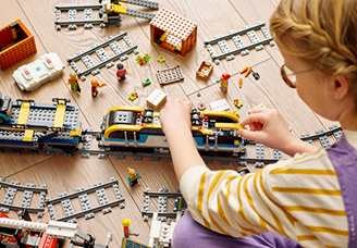 LEGO city vonat berakodása