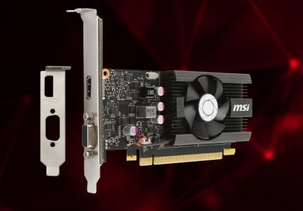 MSI GeForce GT 1030 low-profil irodai grafikus kártya