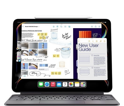 iPad 11'' Pro M4 Cellular 1TB + nanotexturált üveg Ezüst 2024