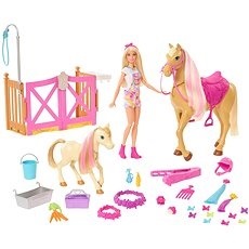  Mattel Barbie baba lóval