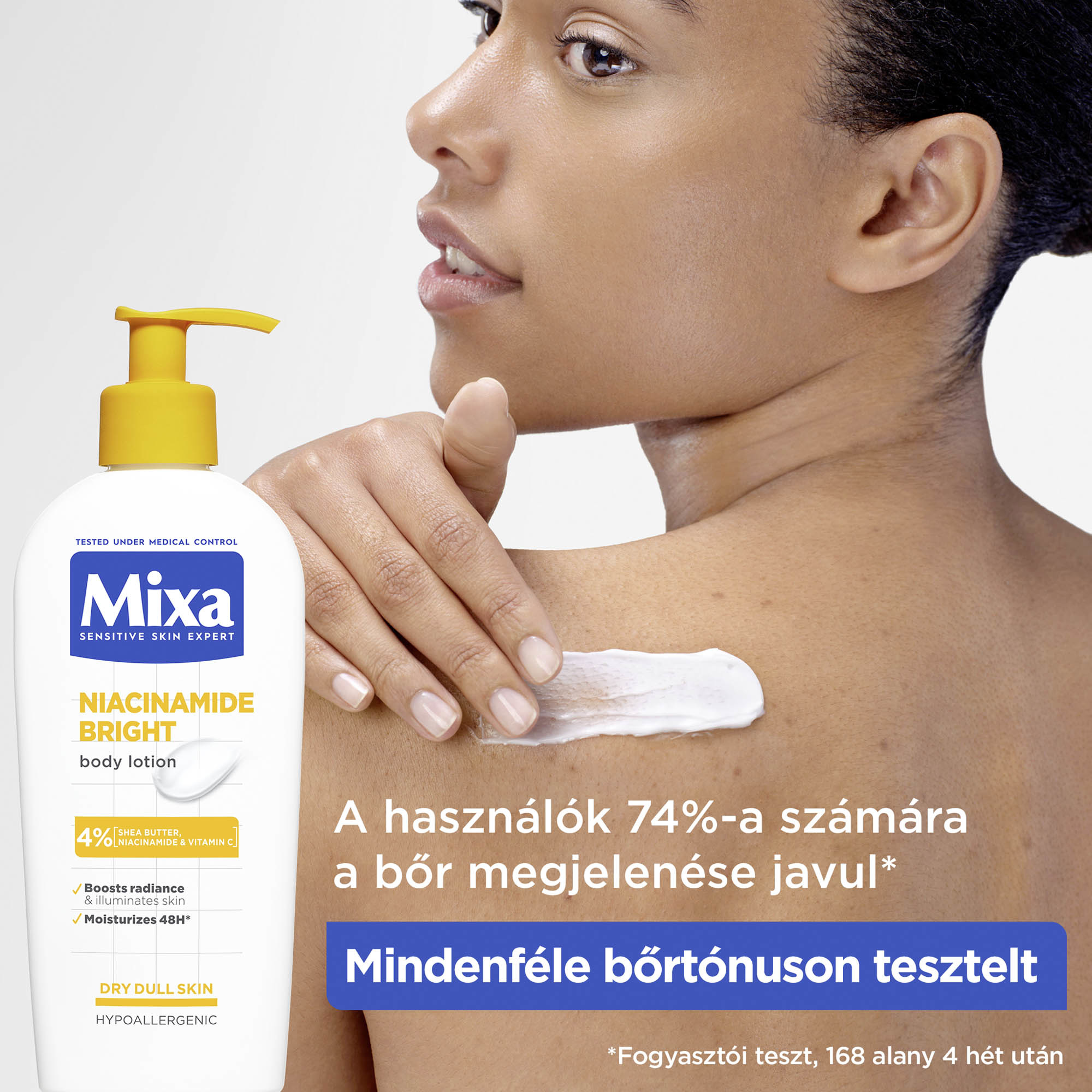 MIXA Niacinamide Bright 250 ml testápoló
