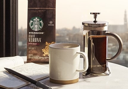 őrölt Starbucks kávé