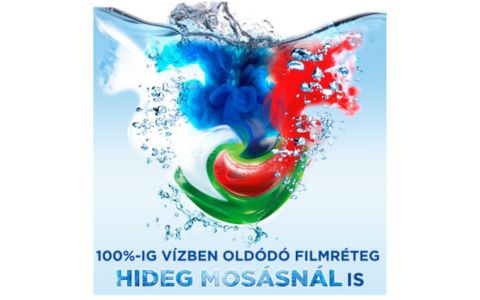Ariel mosószer kapszula kiváló hatással van a mosásra