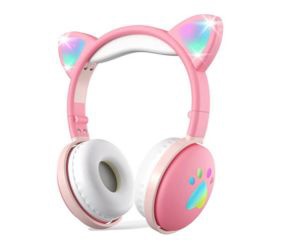 Cicafüles fejhallgató