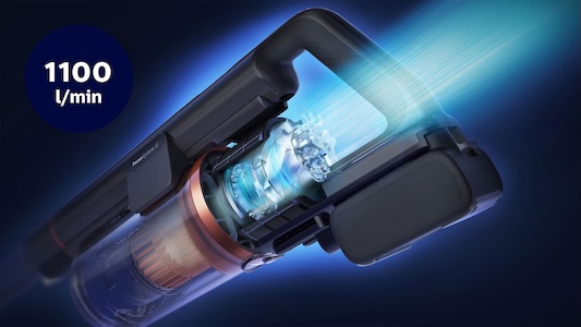 PowerCyclone technológia: Maximális szívóerő és hatékonyság