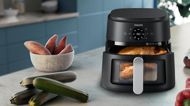 Philips Series 7000 Airfryer Combi XXL Connected 22in1 HD9880/90 forrólevegős sütő