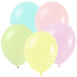 Pasztell szülinapi lufik