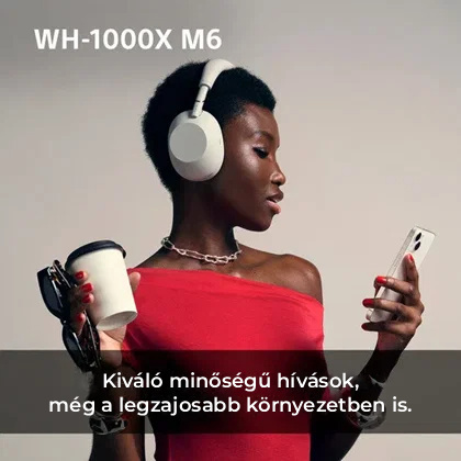 Sony Noise Cancelling WH-1000XM6, rózsaszín