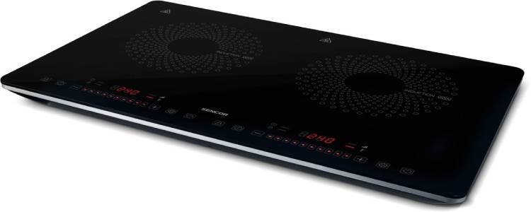 Indukciós főzőlap 2 lapos Sencor