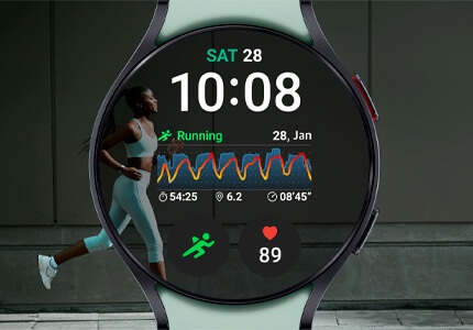 Samsung Galaxy Watch okosóra Fitness funkció