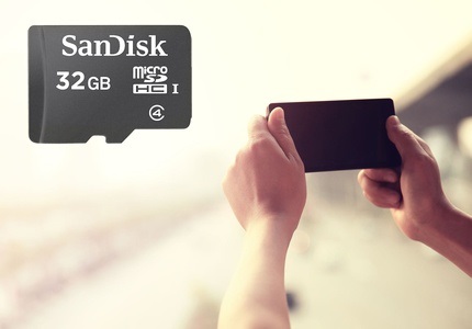 SanDisk memóriakártya micro SDHC
