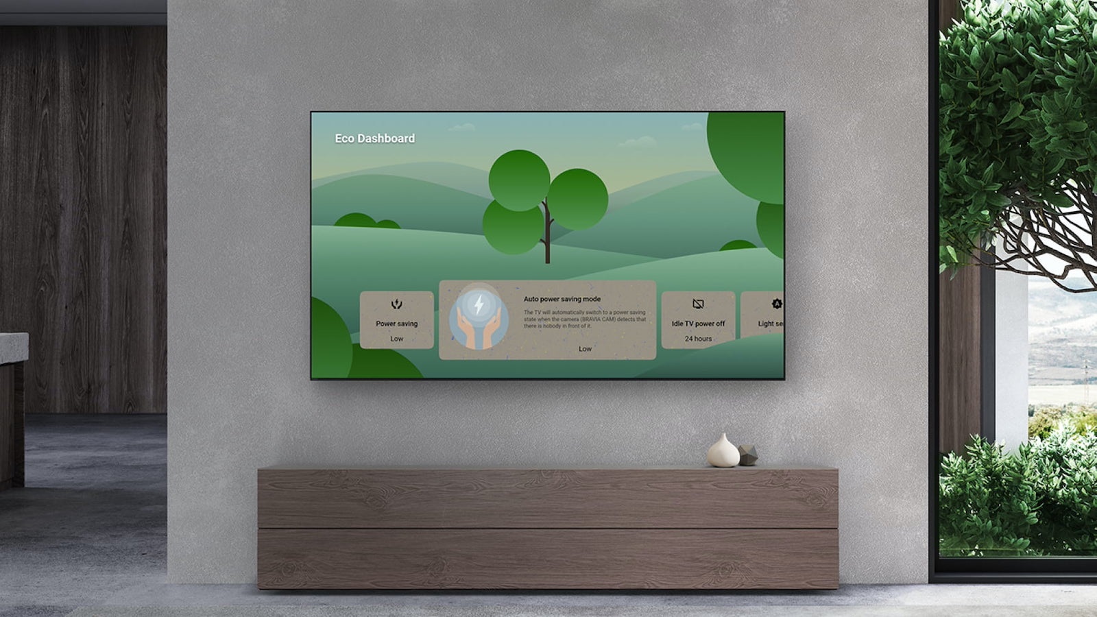 eco dashboard, Sony BRAVIA