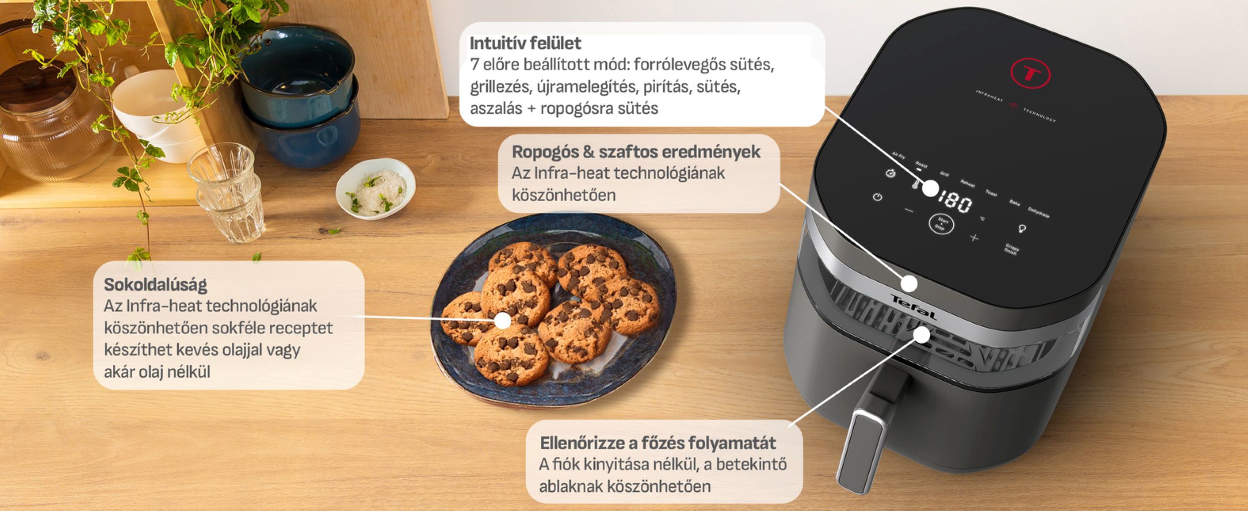 Tefal EY832HE0 Infrared airfryer