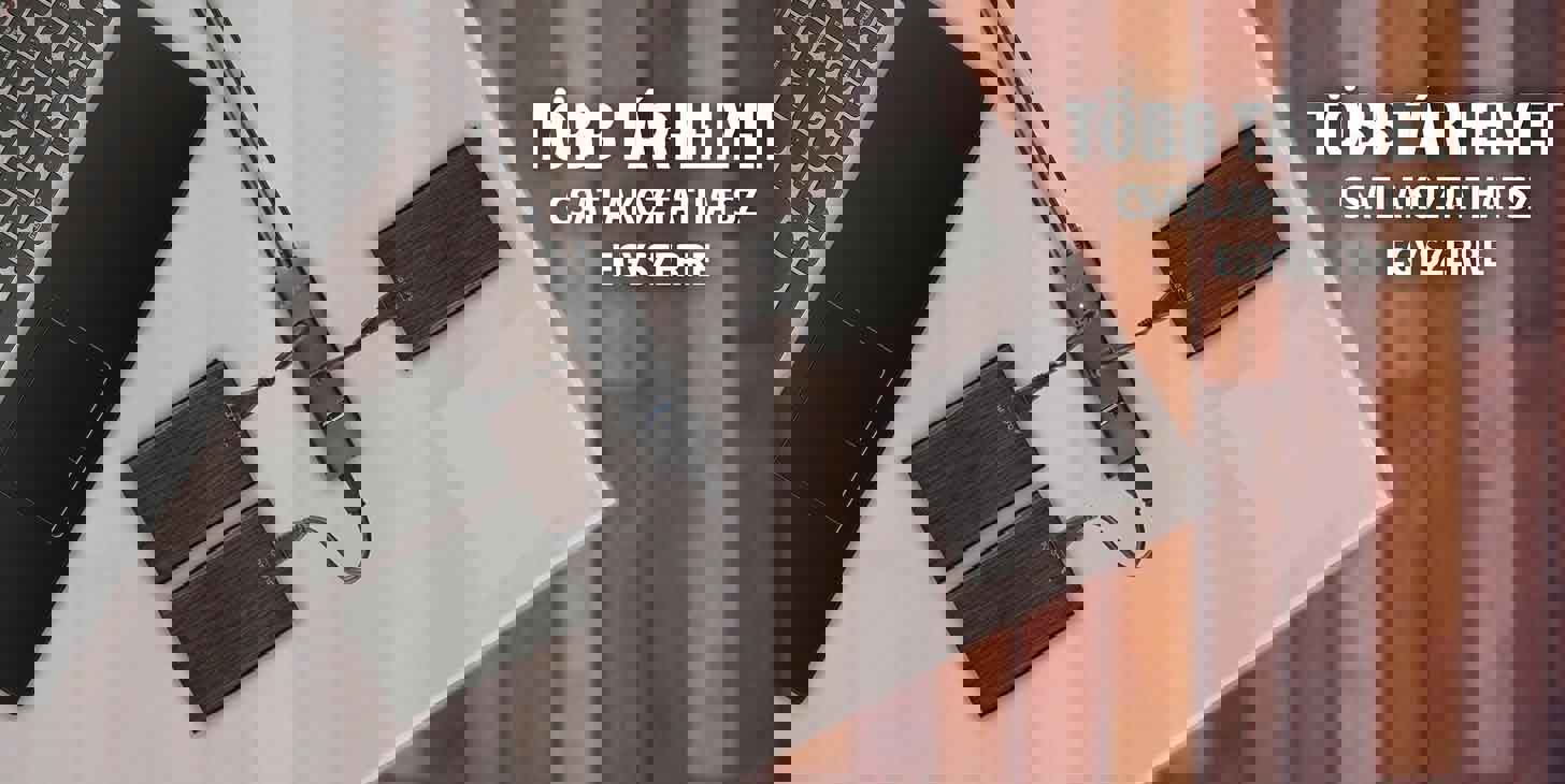 Több tárhely egyidejű csatlakoztatása