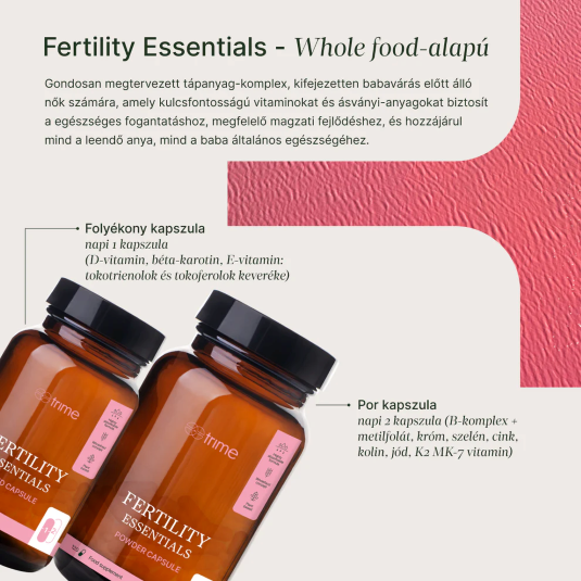 Trime Fertility Essentials, 120 + 60 kapszula