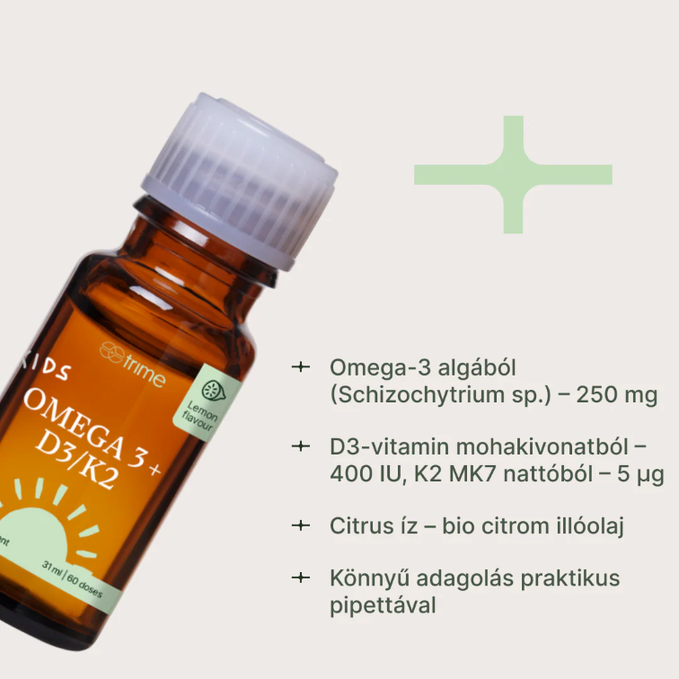 Trime Kids Omega 3 + D3/K2, 31 ml, lemon