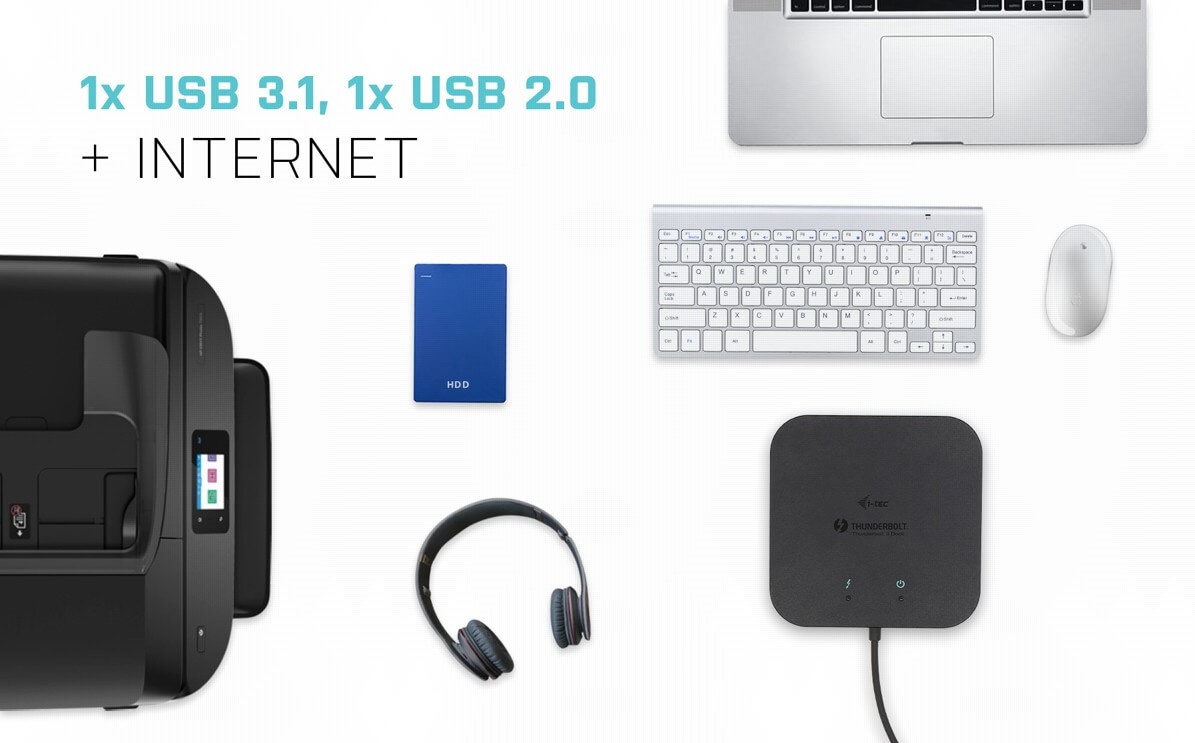 i-tec Thunderbolt 3 Travel Dock Dual 4K Display univerzális dokkolóállomás i-tec Thunderbolt 3 Travel Dock Dual 4K Display univerzális dokkolóállomás