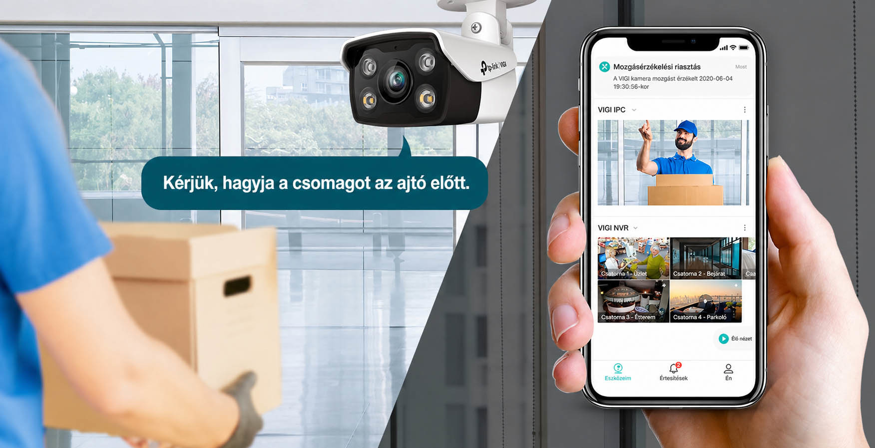 VIGI IP kamerarendszer