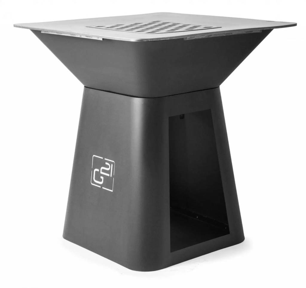 fatüzelésű kerti grill