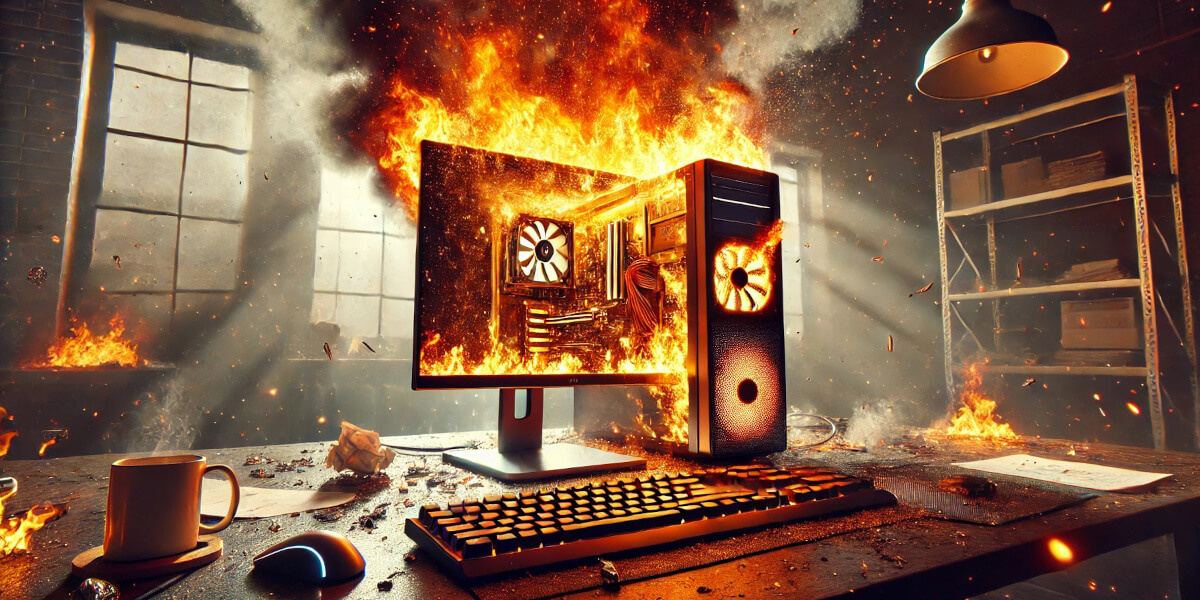 A számítógép túlmelegedése