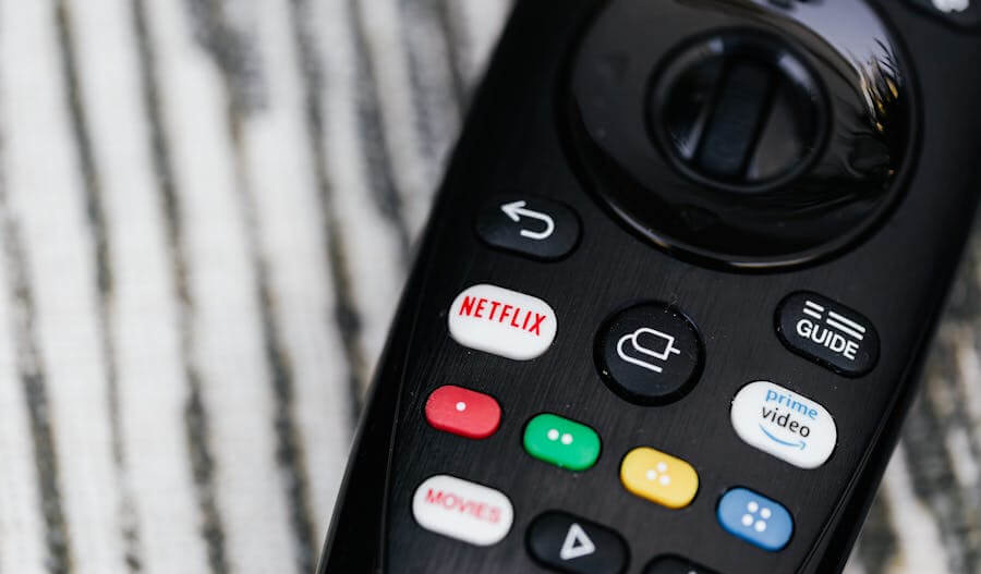 LG távirányító, Amazon Prime, Netflix